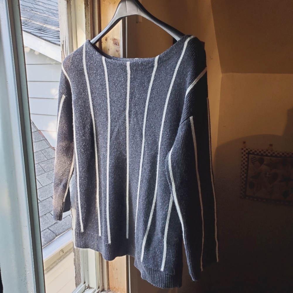 BANANA REPUBLIC scoop line sweater 3/4 sleeves